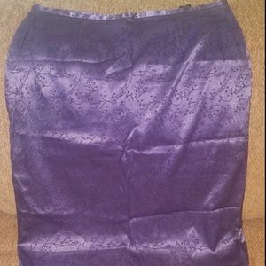 Express Junior Sz 13/14 Purple Pencil Skirt NWT